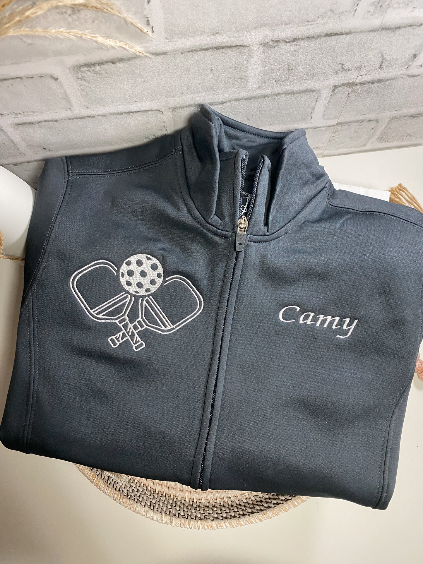 Pickleball Personalized Athletic Zip Up