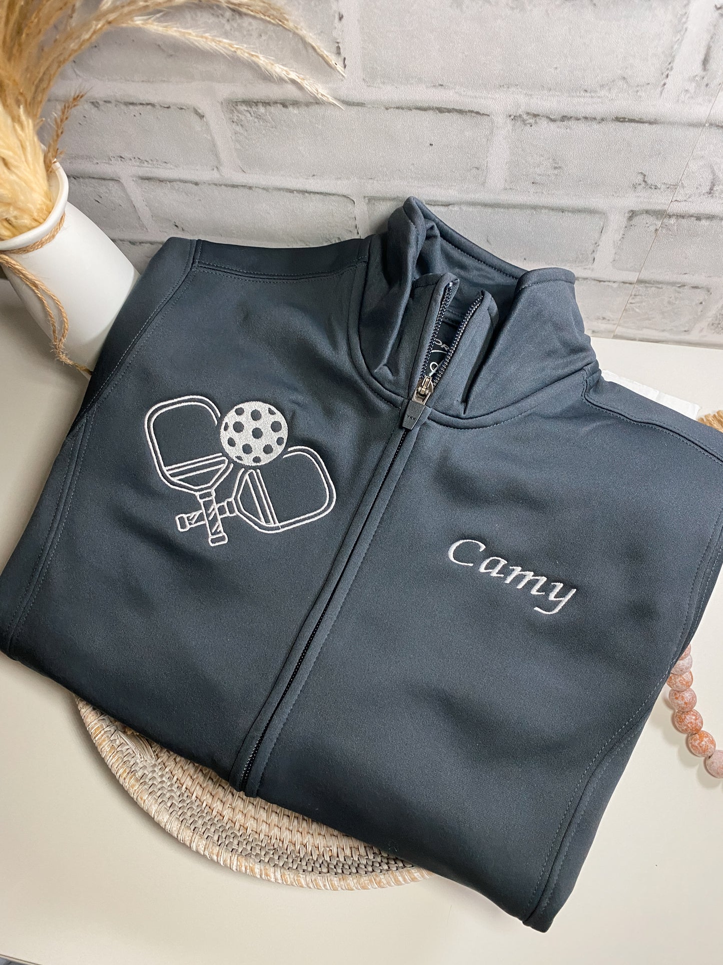 Pickleball Personalized Athletic Zip Up