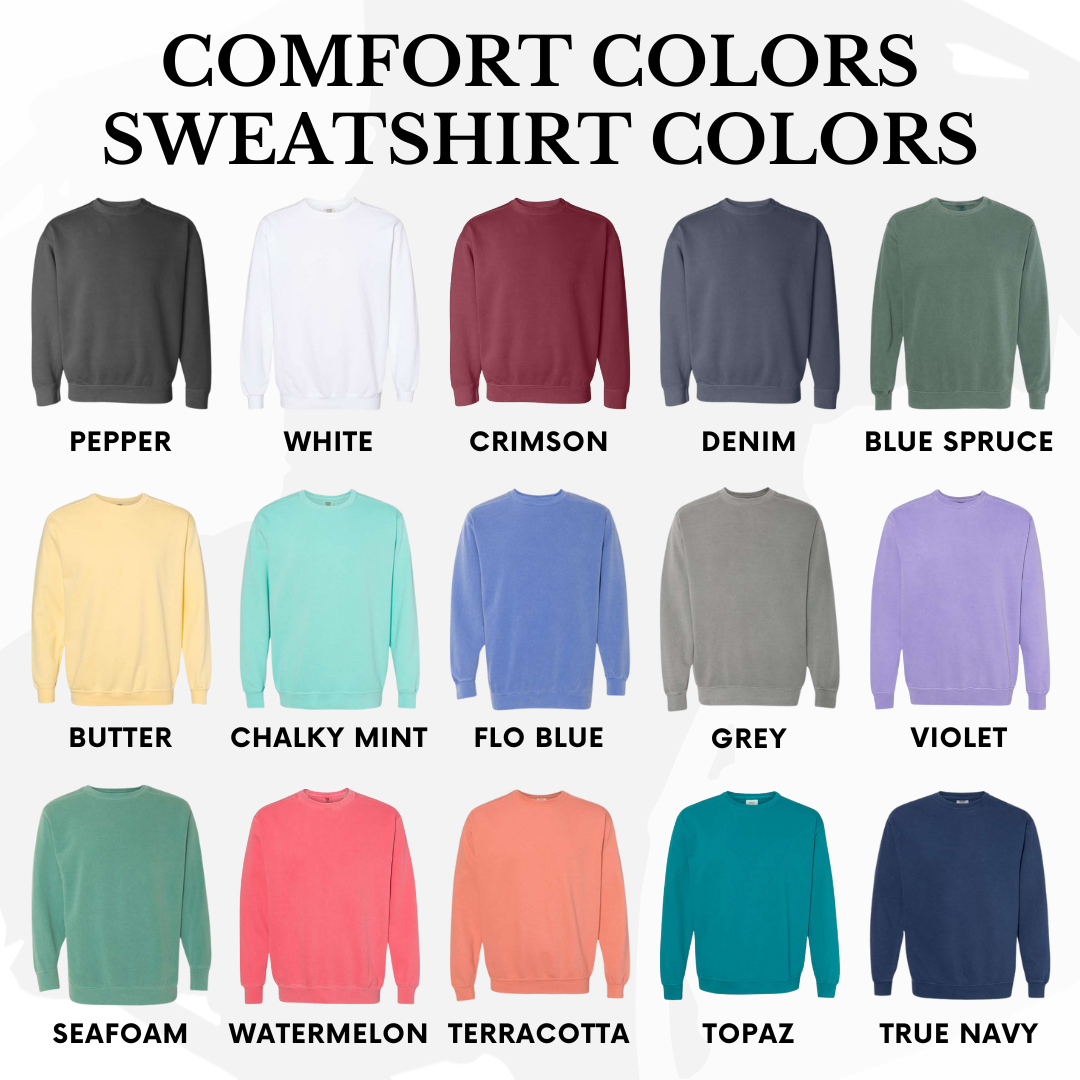 Custom City State Glitter Appliqué Sweatshirt | Embroidered