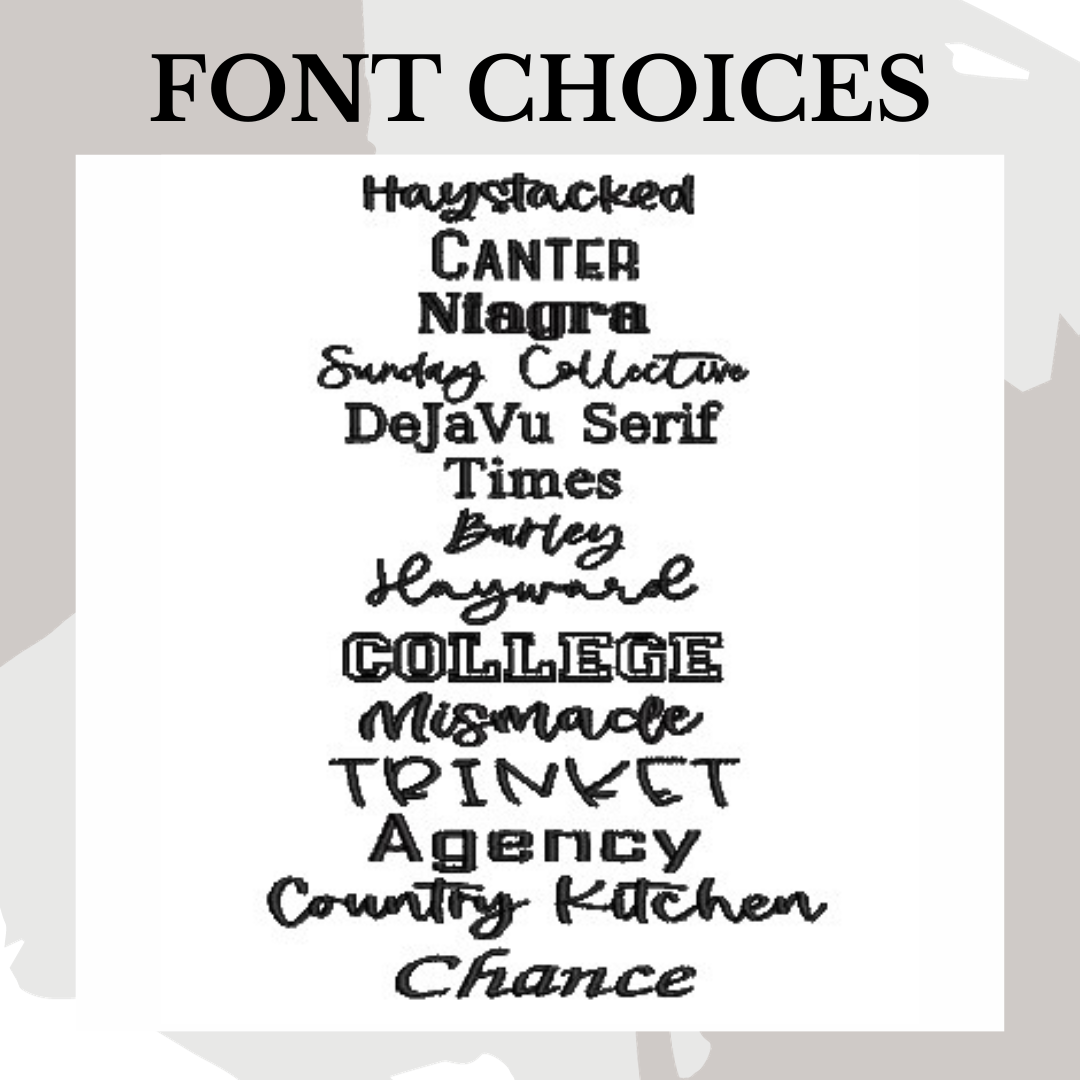 Custom Text Personalized Sweatshirt | Embroidered