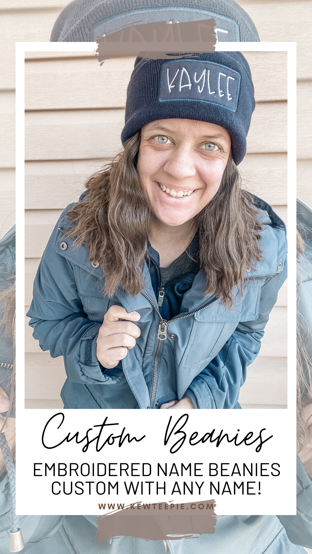 Personalized Name Beanie Embroidered
