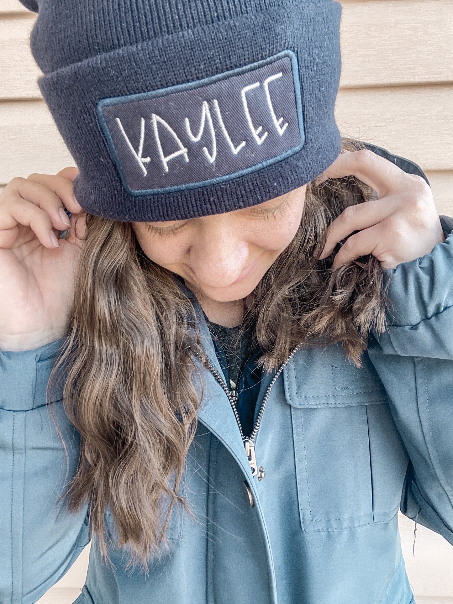 Personalized Name Beanie Embroidered