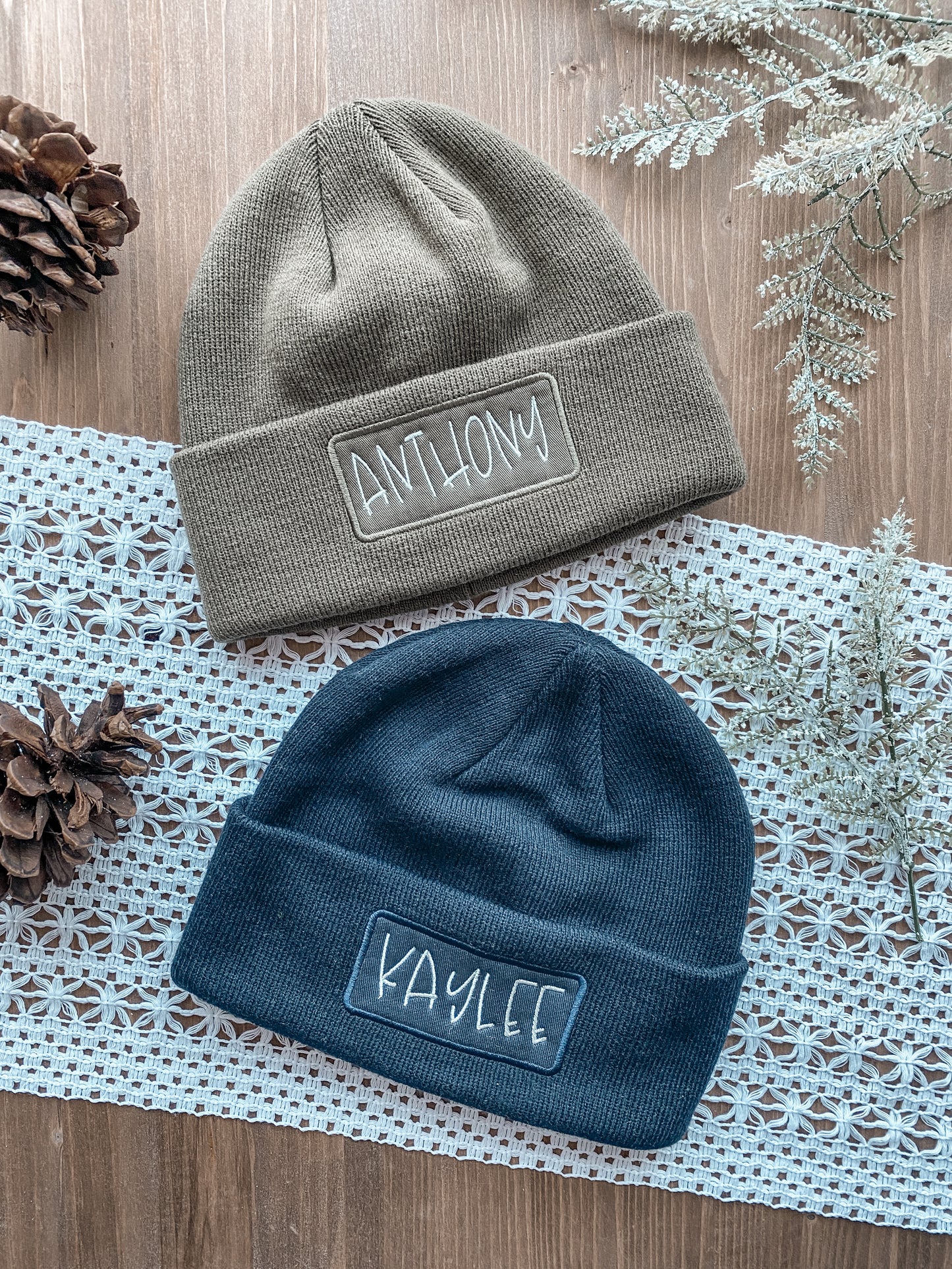 Personalized Name Beanie Embroidered