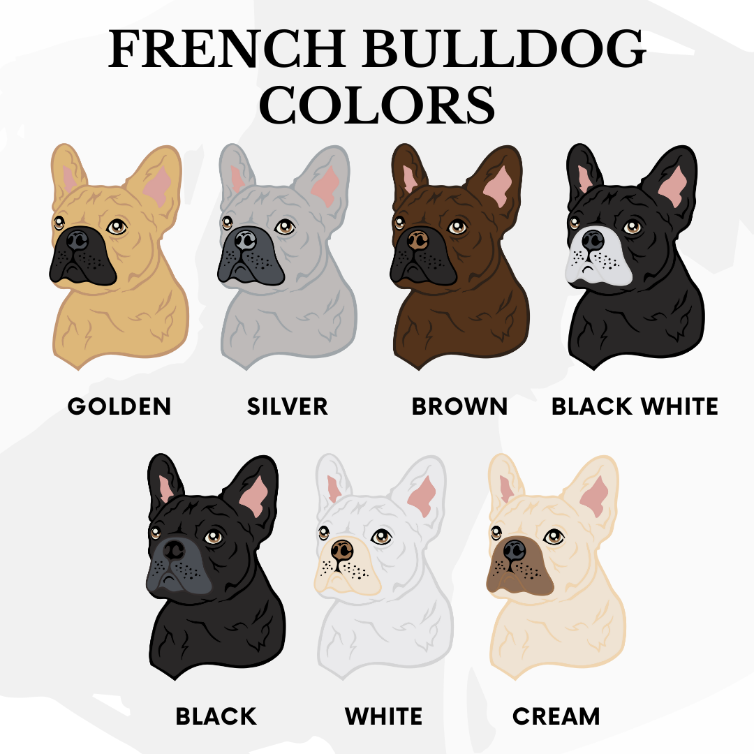 French Bulldog Appliqué Dog Sweatshirt | Embroidered