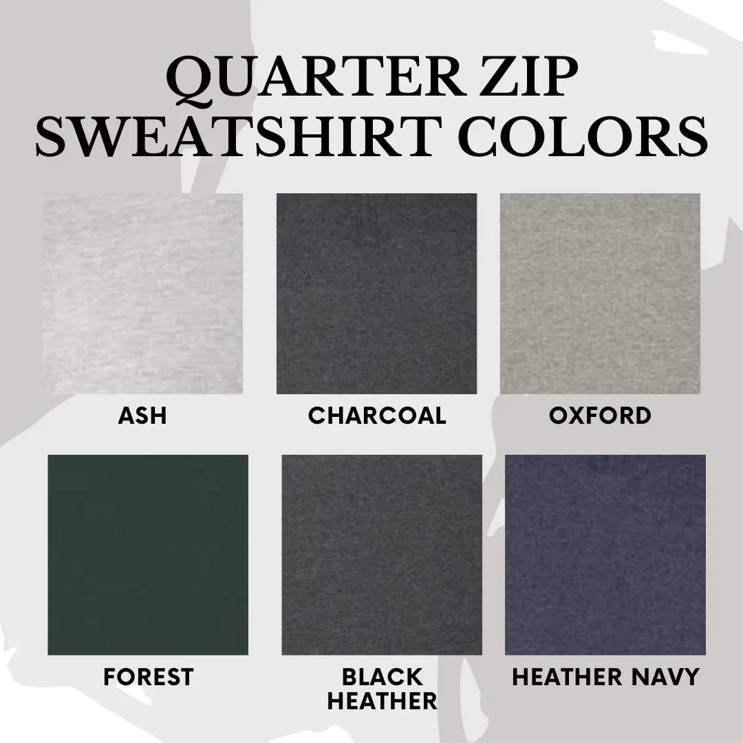 Pacific Northwest Quarter Zip | Embroidered Apparel Sweatshirt