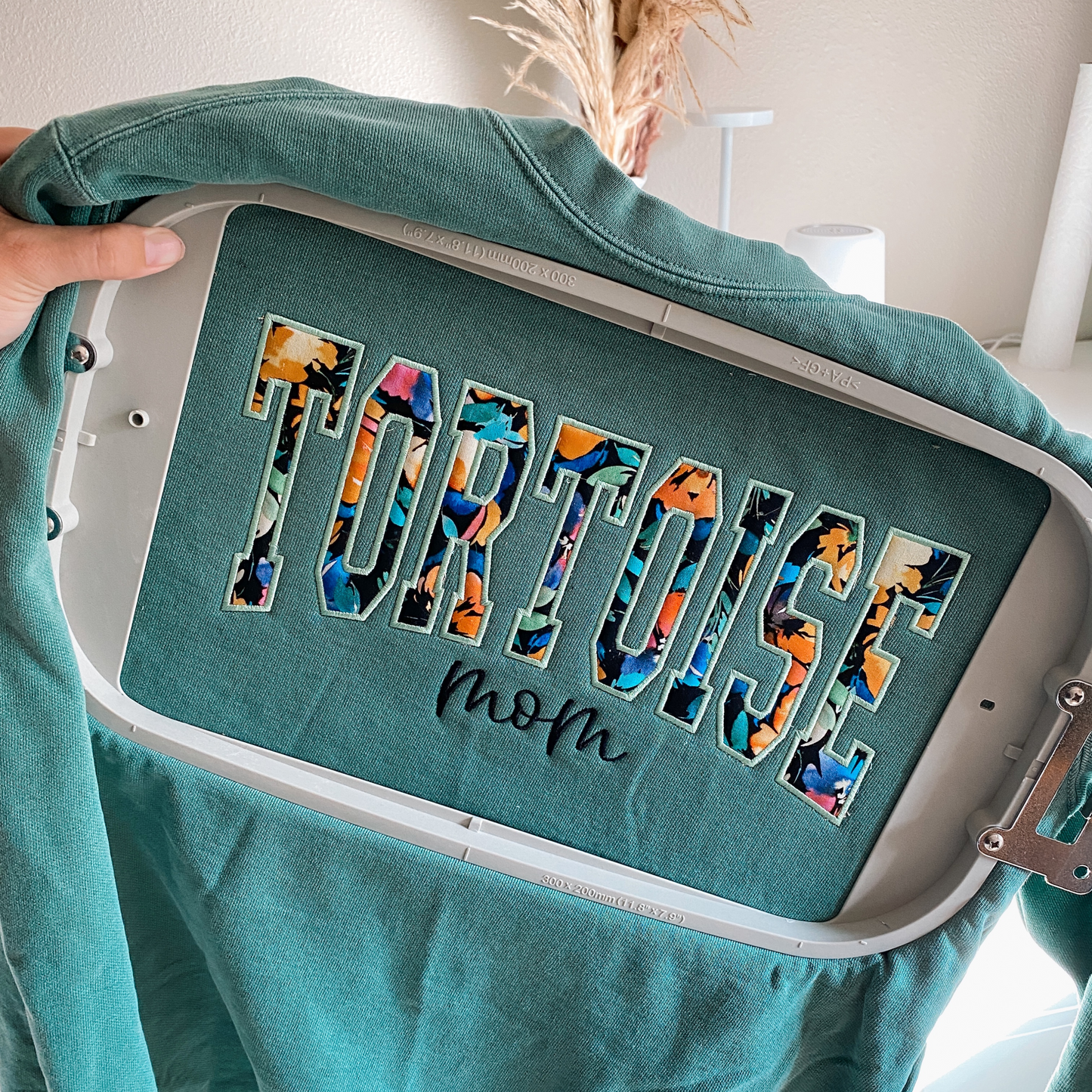 Custom Pet Mom Appliqué Sweatshirt | Embroidered