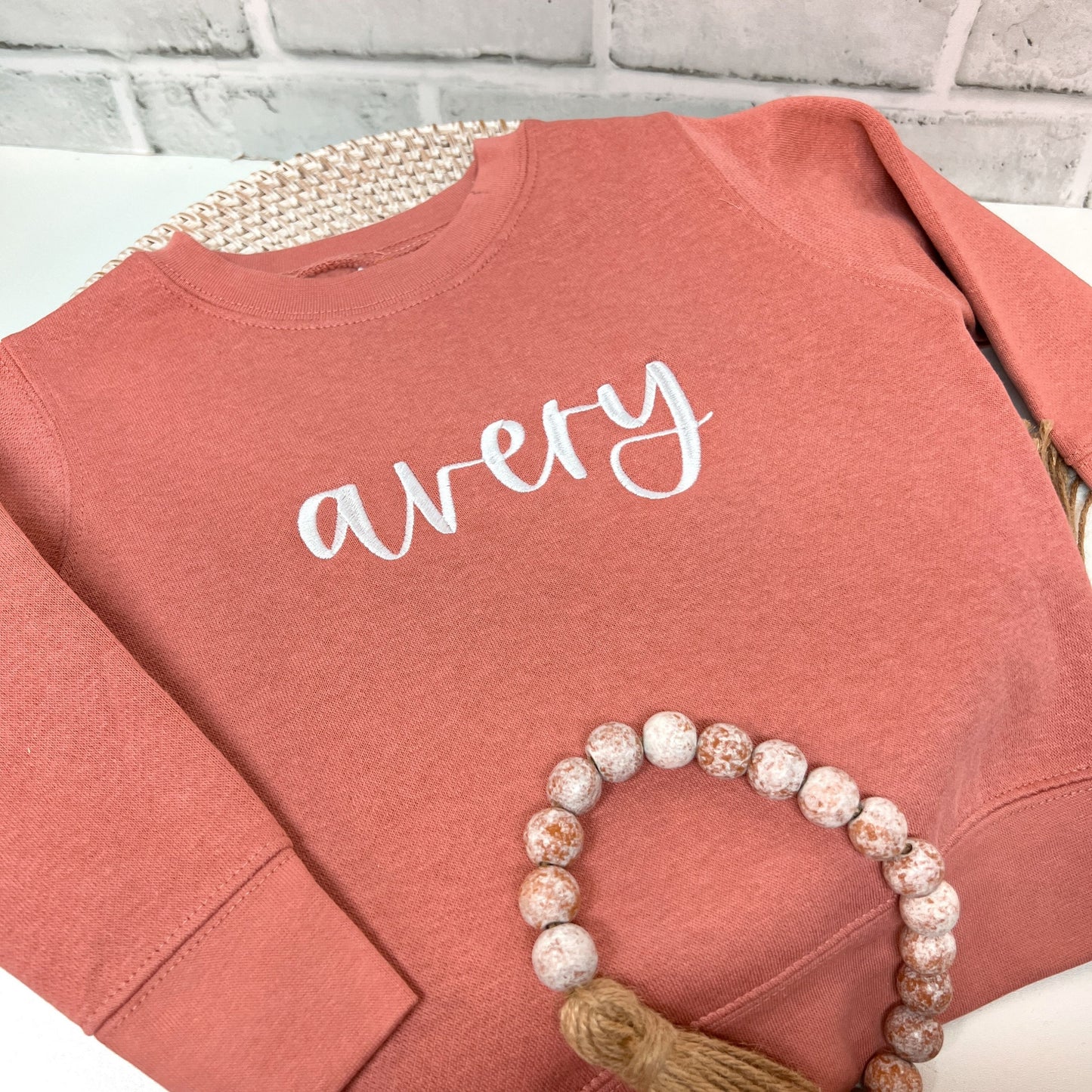 Personalized Children's Name Crewneck Sweatshirt | Embroidered