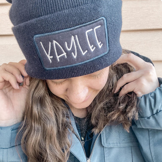 Personalized Name Beanie Embroidered