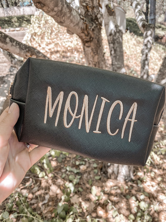 Personalized Embroidered Name Pouch