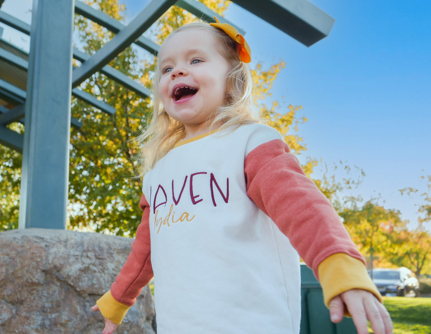 Personalized Name Toddler Embroidered Crewneck