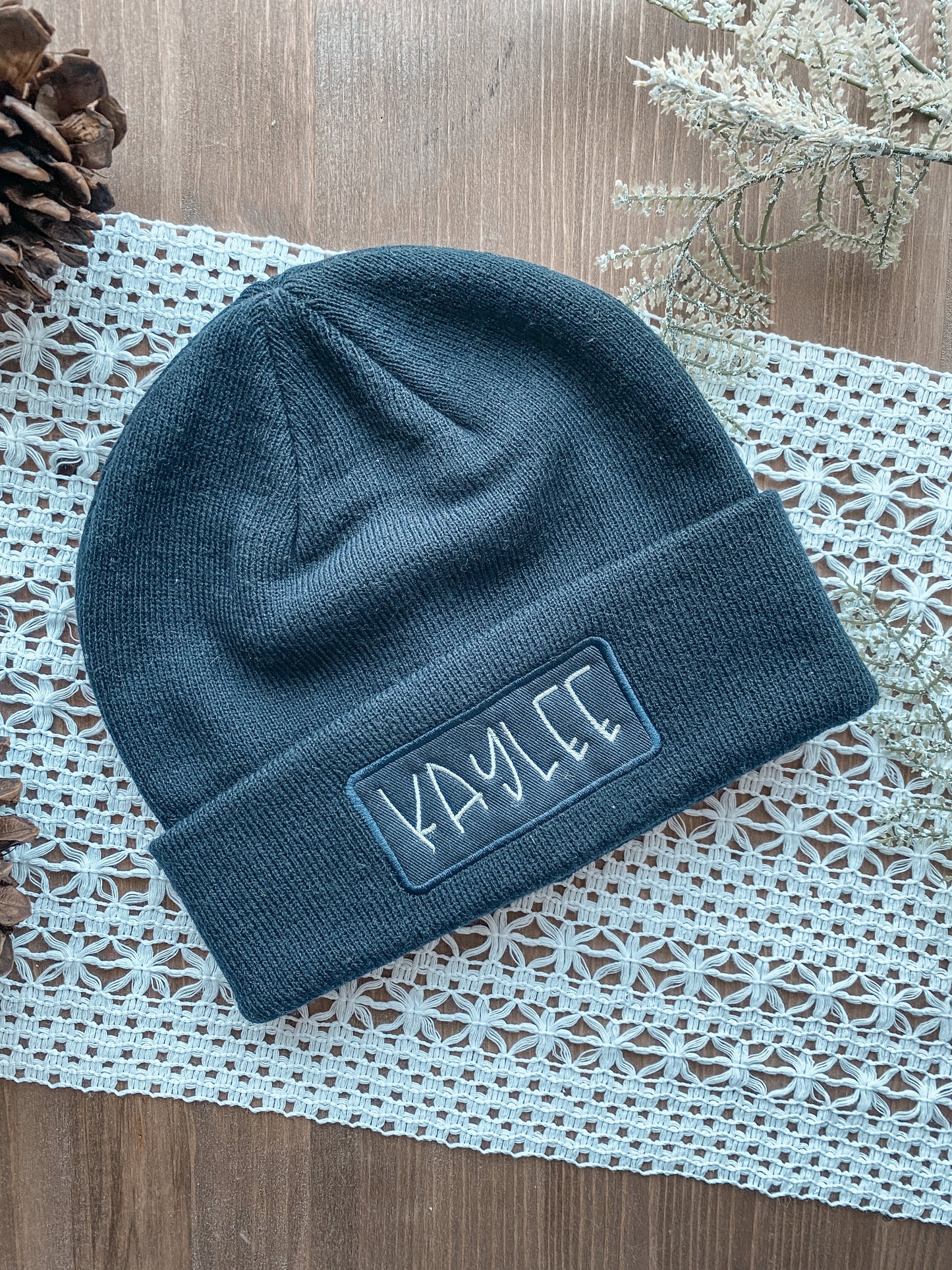 Personalized Name Beanie Embroidered