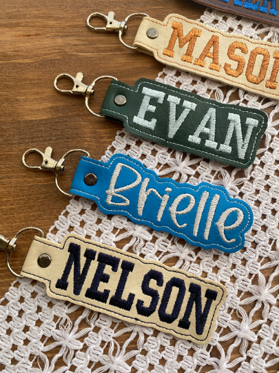Embroidered Custom Key Chains